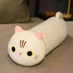 Large Size Cartoon Cat Plush Toys Stuffed Cloth Doll Long Animal Pillow Cushion - EX-STOCK Canada