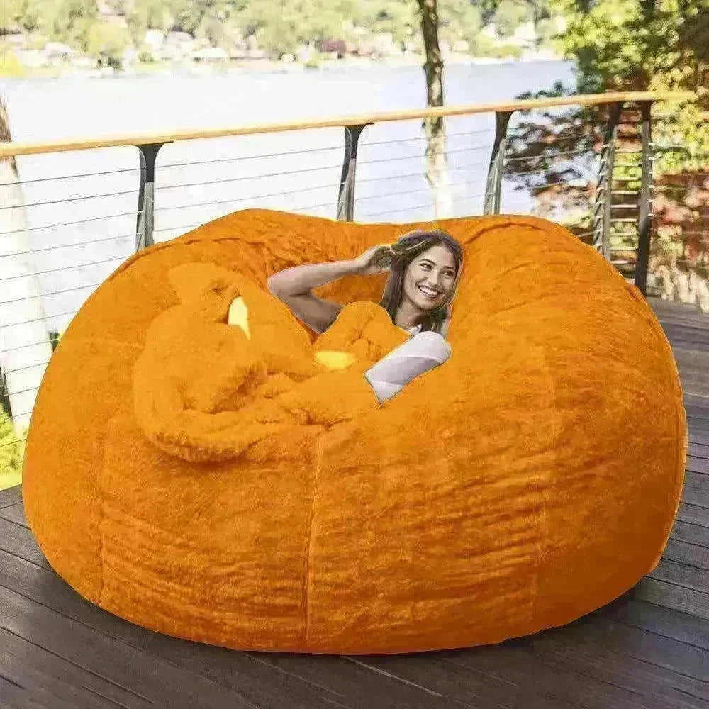 Lazy Sofa Bean Bag Chair Foam Furniture Bean Bag - EX-STOCK CANADA