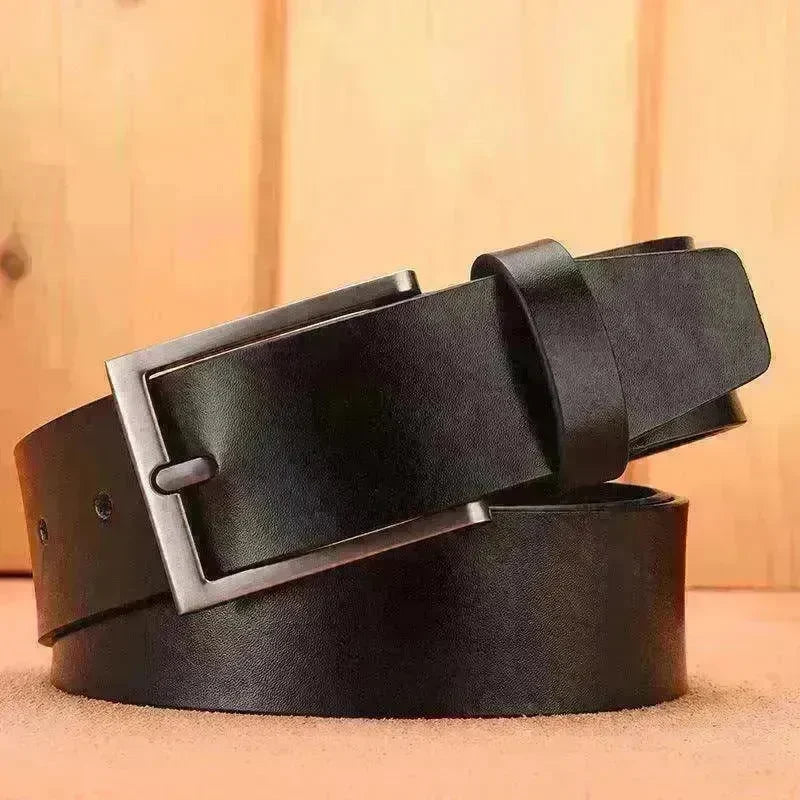 Leather Casual Pin Buckle Leather Belt Men's - EX-STOCK CANADA