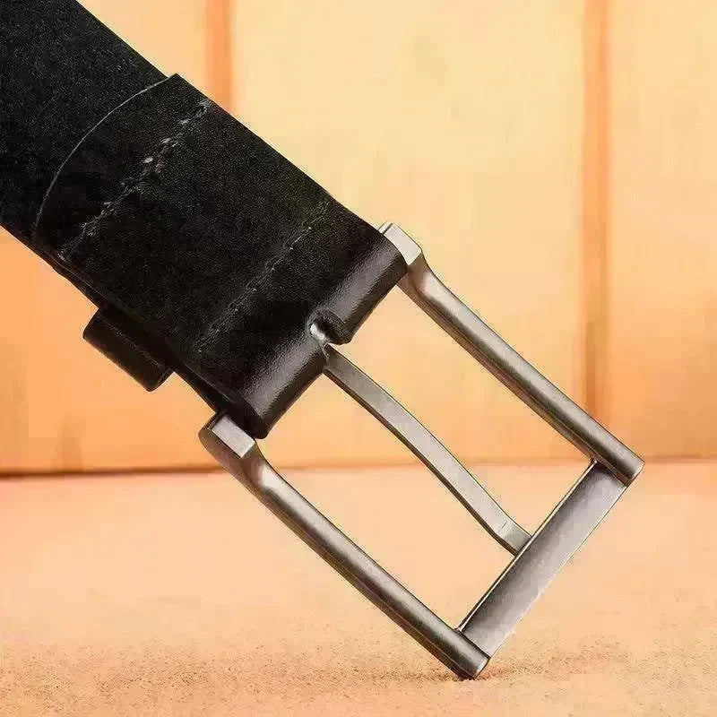 Leather Casual Pin Buckle Leather Belt Men's - EX-STOCK CANADA