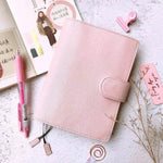 Leather Notebook Lychee Pattern Head Layer Cowhide A6 Loose-Leaf Diary - EX-STOCK Canada