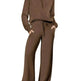 Leisure Sports Suit Long-sleeve Zipper Sweatshirt Wide Leg Pants Two-piece Set - EX-STOCK Canada