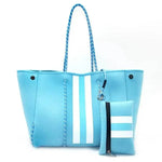 Leopard Print Printed Black Portable Beach Bag Leisure Travel - EX-STOCK Canada