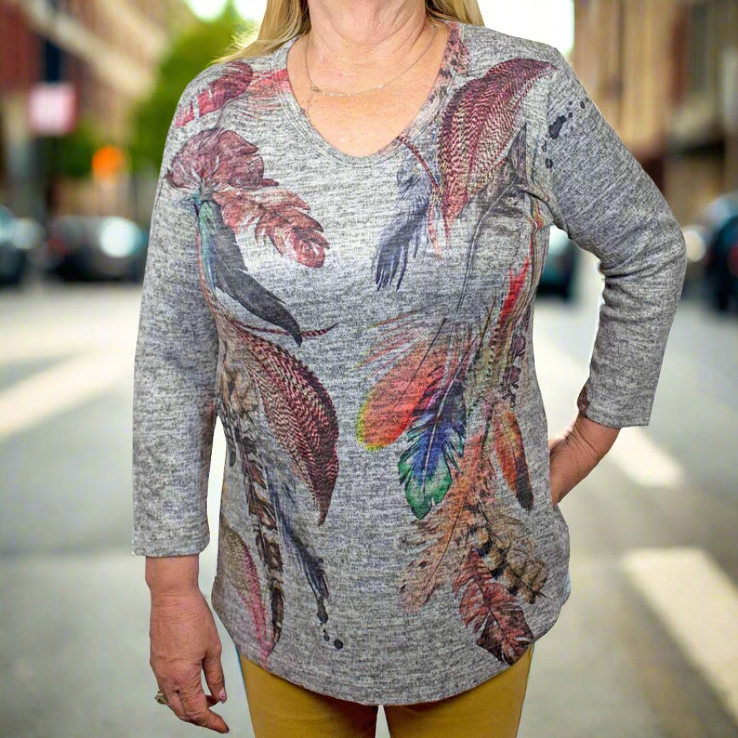 Camisa de manga larga para mujer Liberty Wear QuailEX-STOCK Canada 