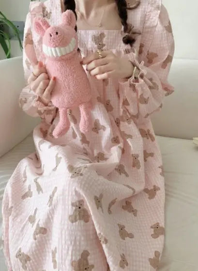 Long Sleeved Pullover Plaid Pajamas For Women - EX-STOCK Canada