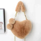 Love Bags Soft Plush Handbags Women Valentine's Day Party Bag - EX-STOCK Canada