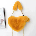 Love Bags Soft Plush Handbags Women Valentine's Day Party Bag - EX-STOCK Canada