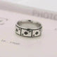 Lucky Of Spades Titanium Steel Magic Playing Card Stainless Steel Ring - EX-STOCK Canada