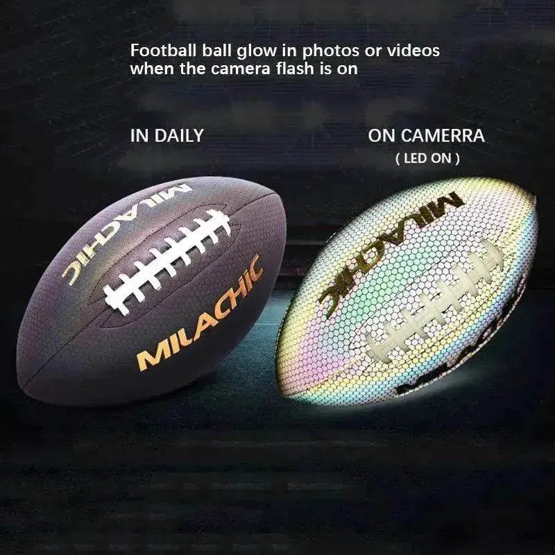 Luminous Fluorescent Reflective Football - EX-STOCK Canada