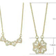 Luxury Titanium Steel Four Leaf Clover Necklace - EX-STOCK CANADA