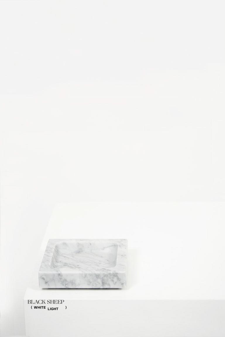 Bianco Carrara Marble Square Tray EX-STOCK Canada 