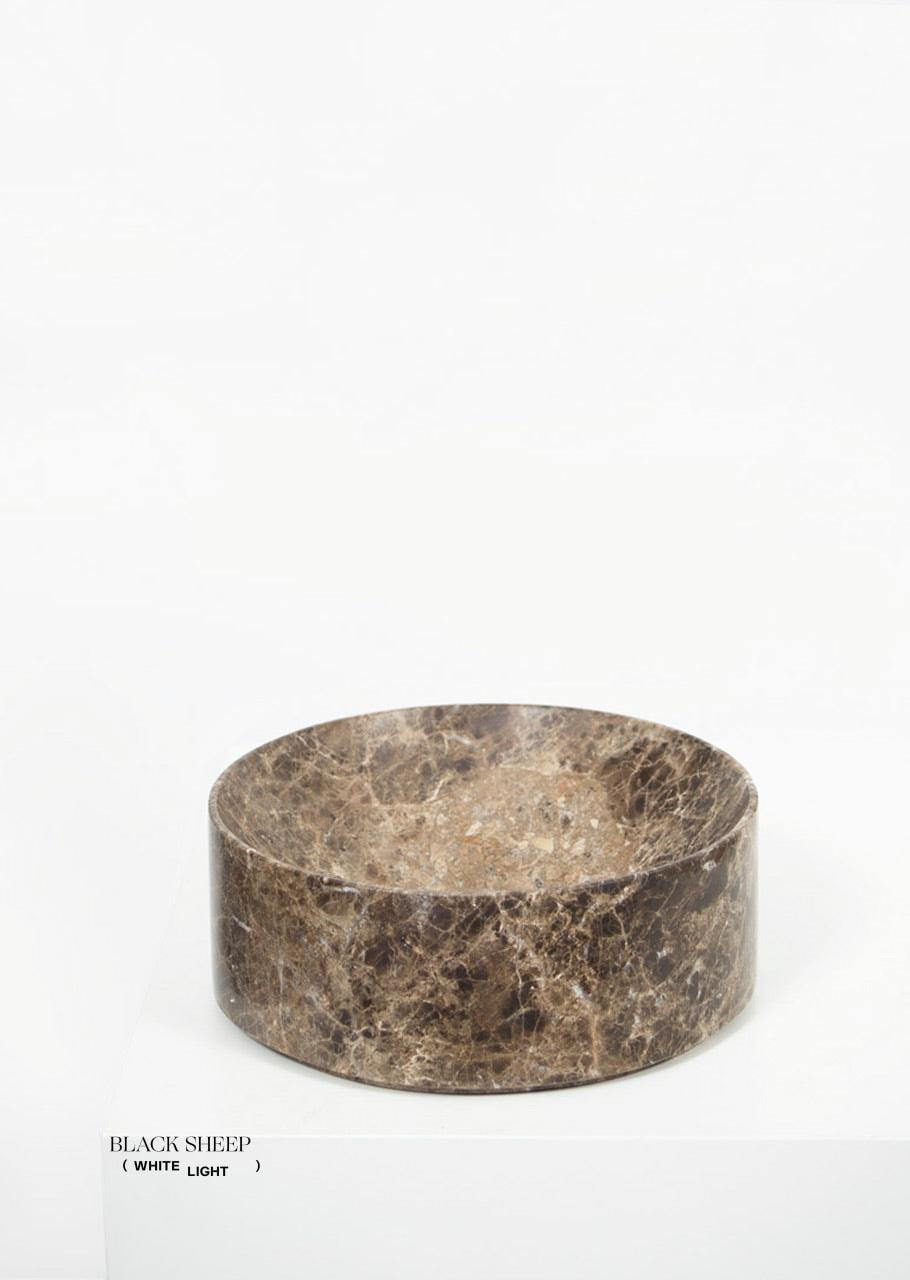 Dark Emperador Marble Deep Dish EX-STOCK Canada 