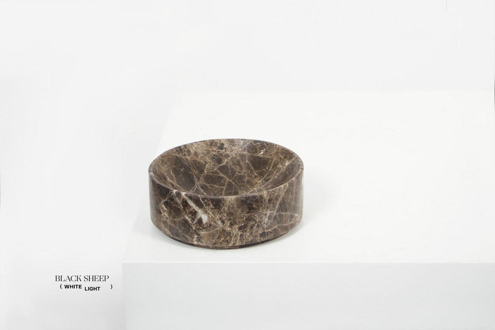 Dark Emperador Marble Deep Dish EX-STOCK Canada 