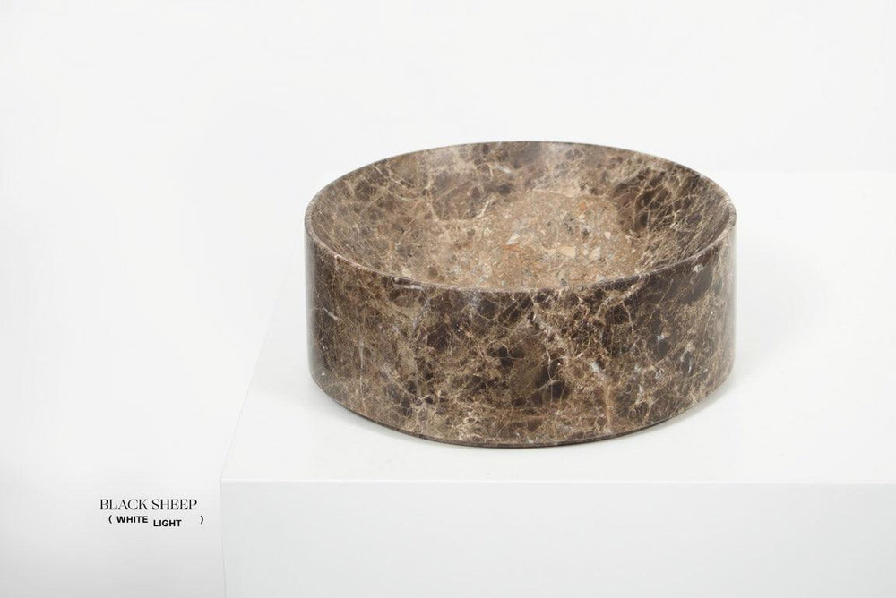Dark Emperador Marble Deep Dish EX-STOCK Canada 