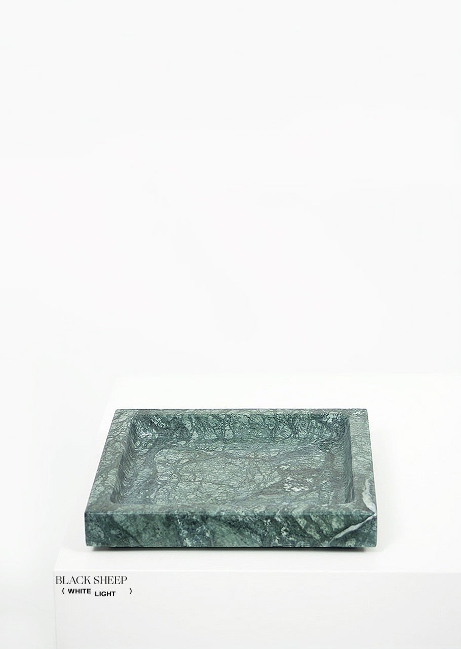 Empress Green Marble Square Tray EX-STOCK Canada 