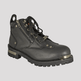 Bottes de moto pour hommes Milwaukee Leather à double fermeture éclair et lacets de 6 pouces 