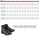 Bottes de moto pour femmes Milwaukee Leather avec fermeture éclair latérale et lacets 