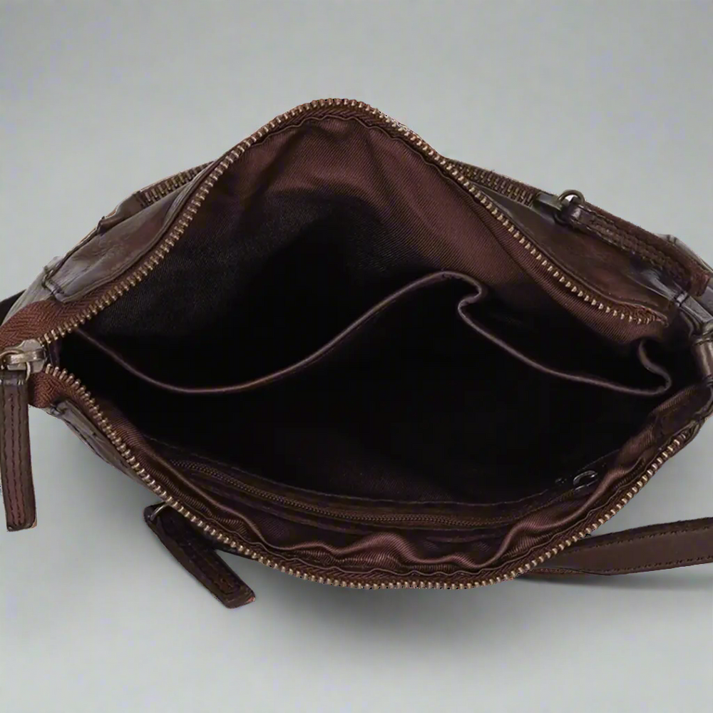 Bolso bandolera organizador de cuero METEX-STOCK Canada 