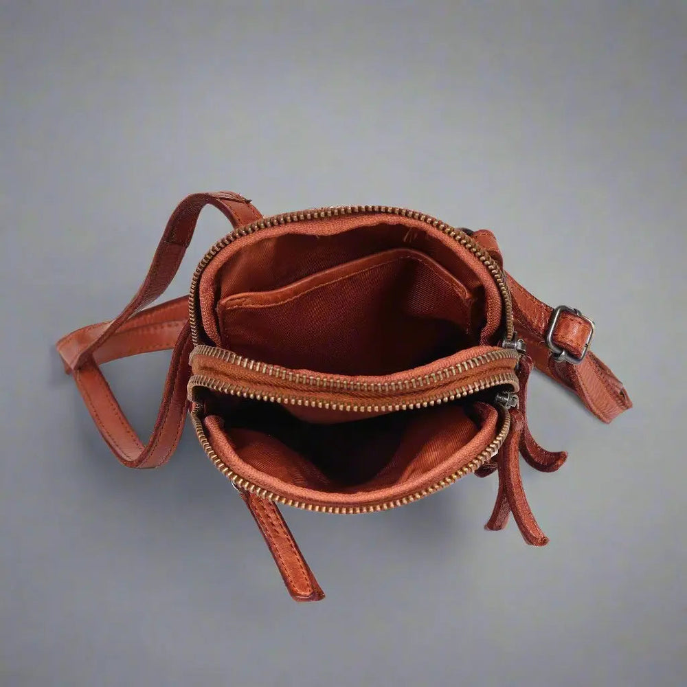 Bolso bandolera pequeño de cuero METEX-STOCK Canada 