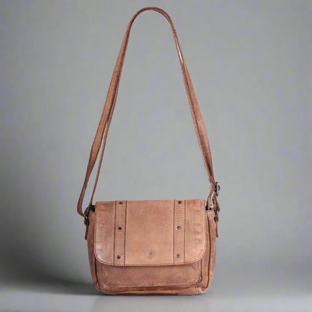 Bolso bandolera de cuero con tachuelas METEX-STOCK Canada 