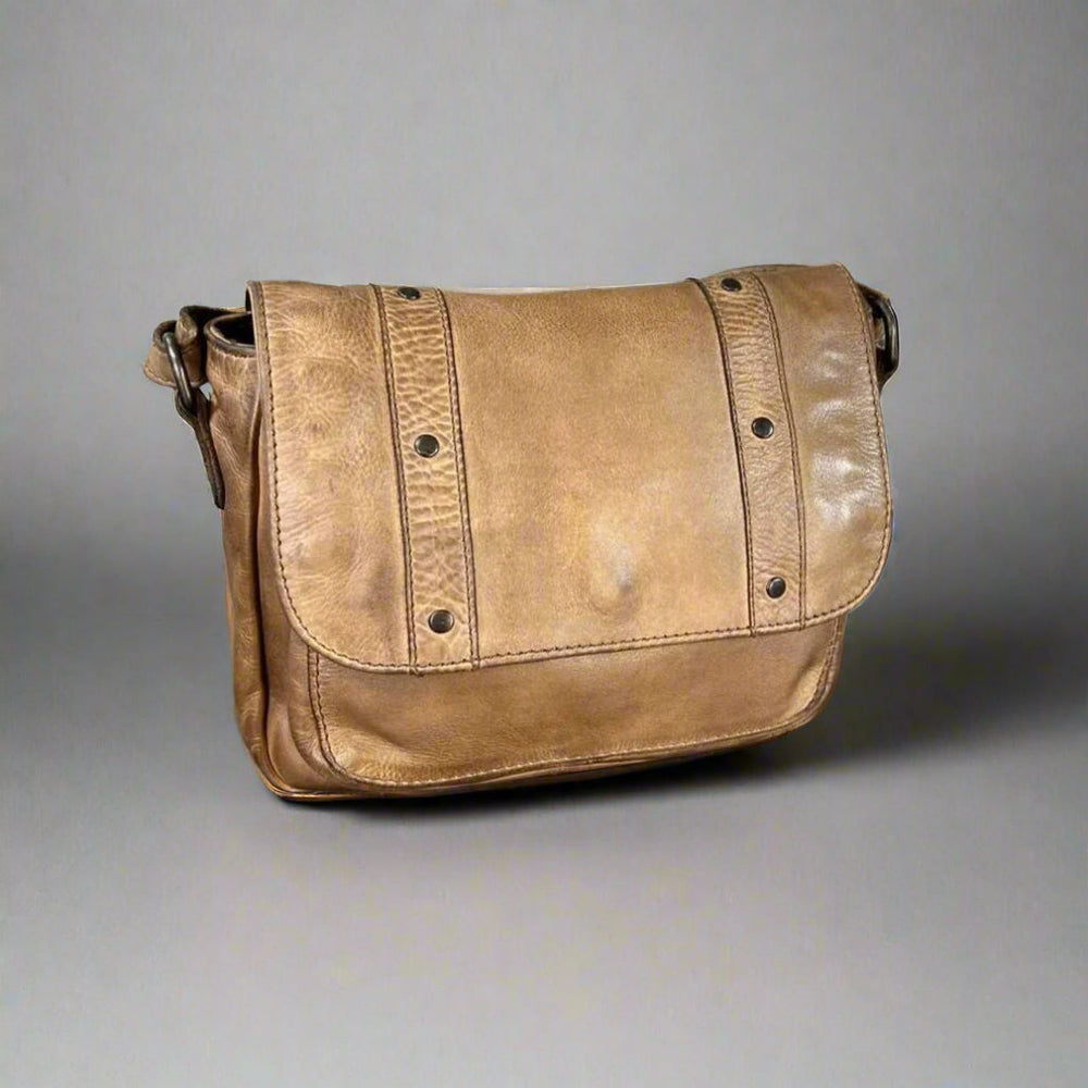 Bolso bandolera de cuero con tachuelas METEX-STOCK Canada 