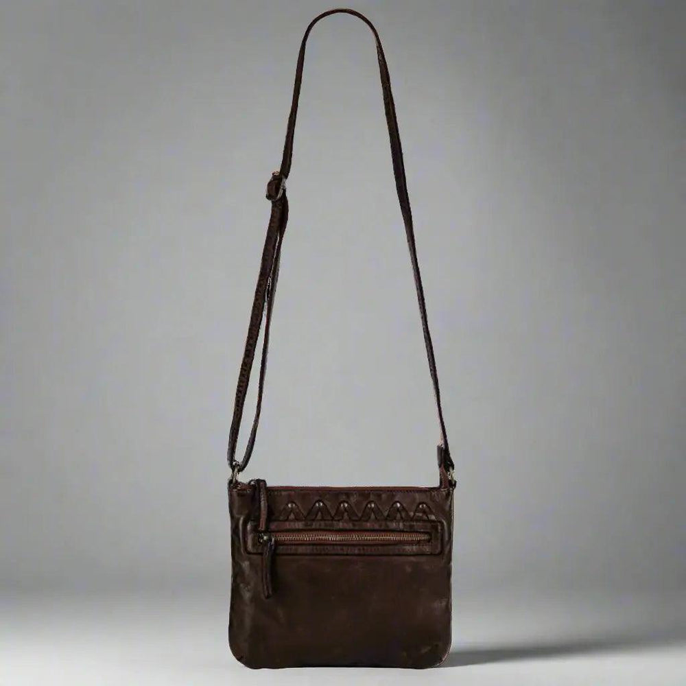 Sac à bandoulière en cuir MET V Stitch 