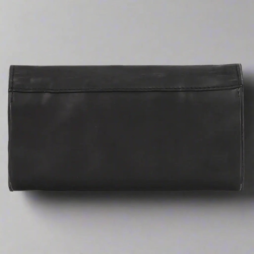 Cartera trifold de cuero con cierre magnético para mujer METEX-STOCK Canada 