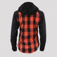 Milwaukee Leather Women's Armoured Plaid Hooded Shirt 