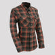 Milwaukee Leather Women's Armoured Plaid Snap Shirt 