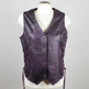 Gilet en cuir à lacets sur le côté pour femmes Open Road 