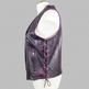 Gilet en cuir à lacets sur le côté pour femmes Open Road 