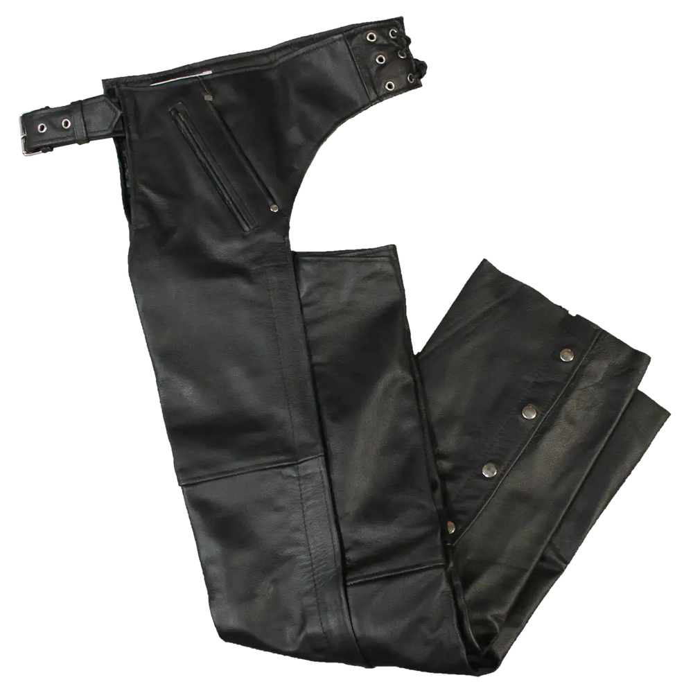 Chaps in pelle premium Open Road unisex con 4 tascheEX-STOCK Canada 