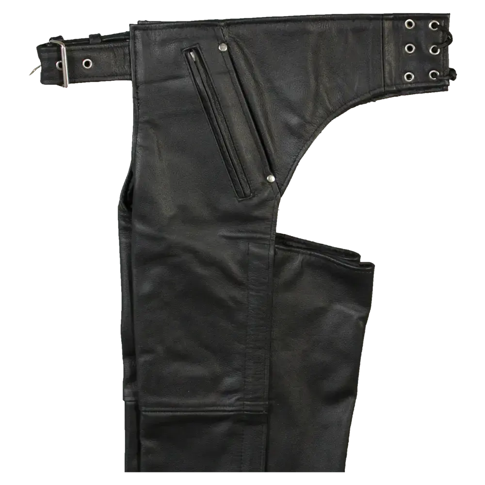 Chaps in pelle premium Open Road unisex con 4 tascheEX-STOCK Canada 