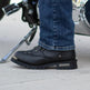 Bottes de moto pour hommes Milwaukee Leather à double fermeture éclair et lacets de 6 pouces 