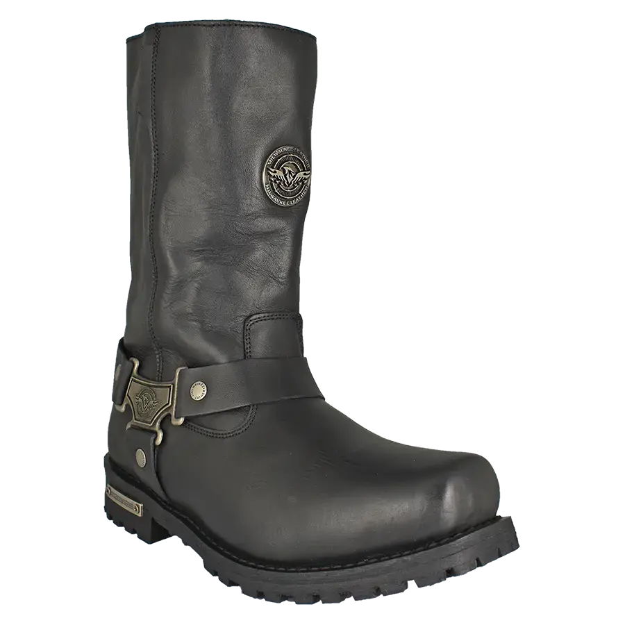 Milwaukee Leather Herren Motorradsstiefel mit breitem 11-Zoll-GurtEX-STOCK Canada 