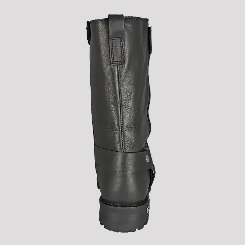 Milwaukee Leather Men's Wide 11" Harness Motorcycle Boots 