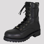 Open Road Men's 8" Quilted Motorcycle Boots 