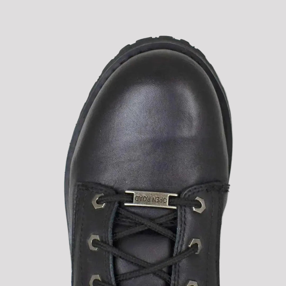 Open Road Men's 8" Quilted Motorcycle Boots 