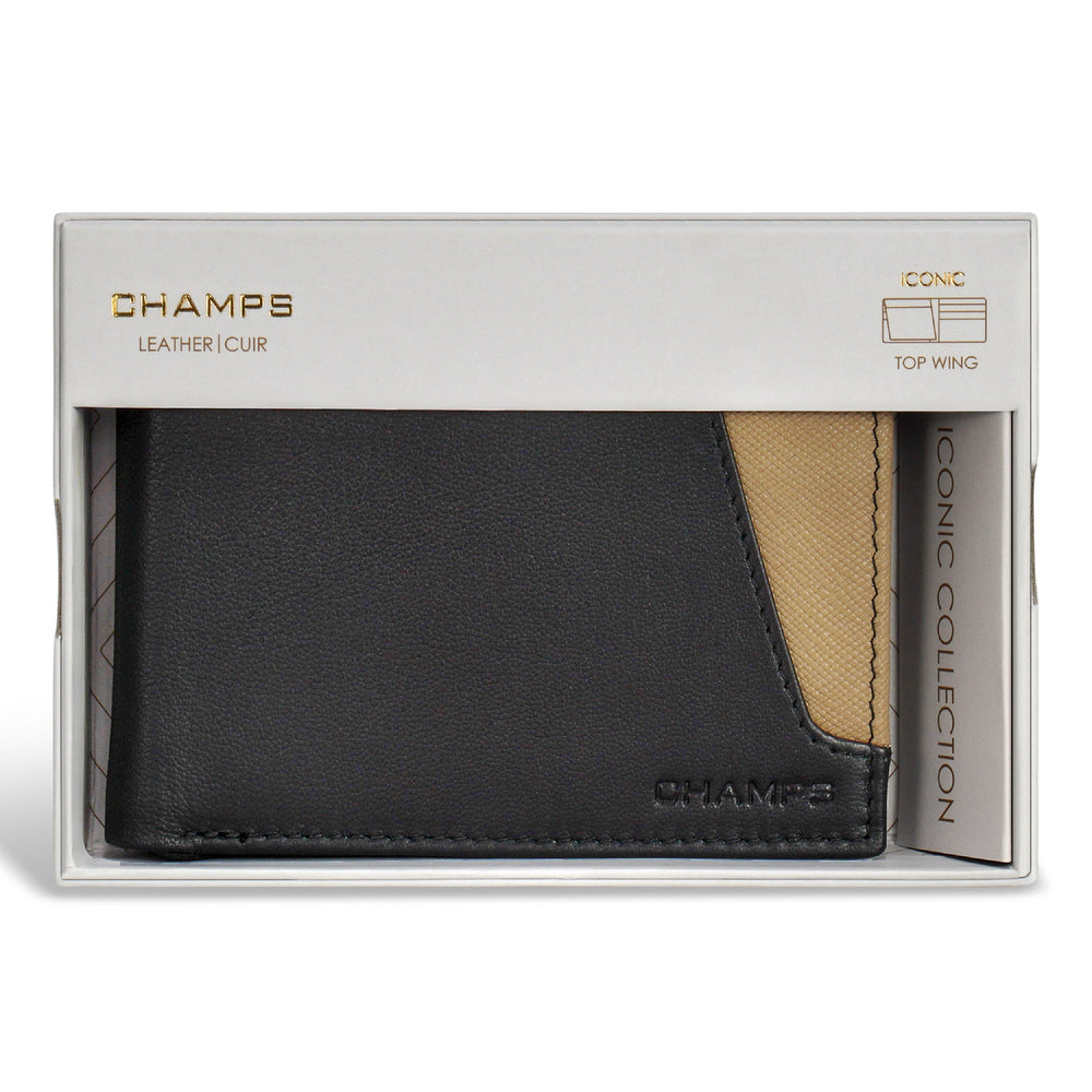 Iconic / Leather Top Wing Wallet EX-STOCK Canada 