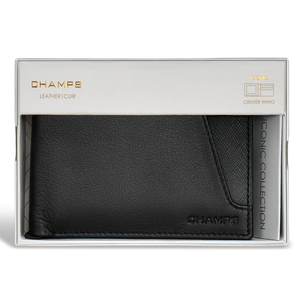 Iconic / Leather Center Wing Wallet EX-STOCK Canada 