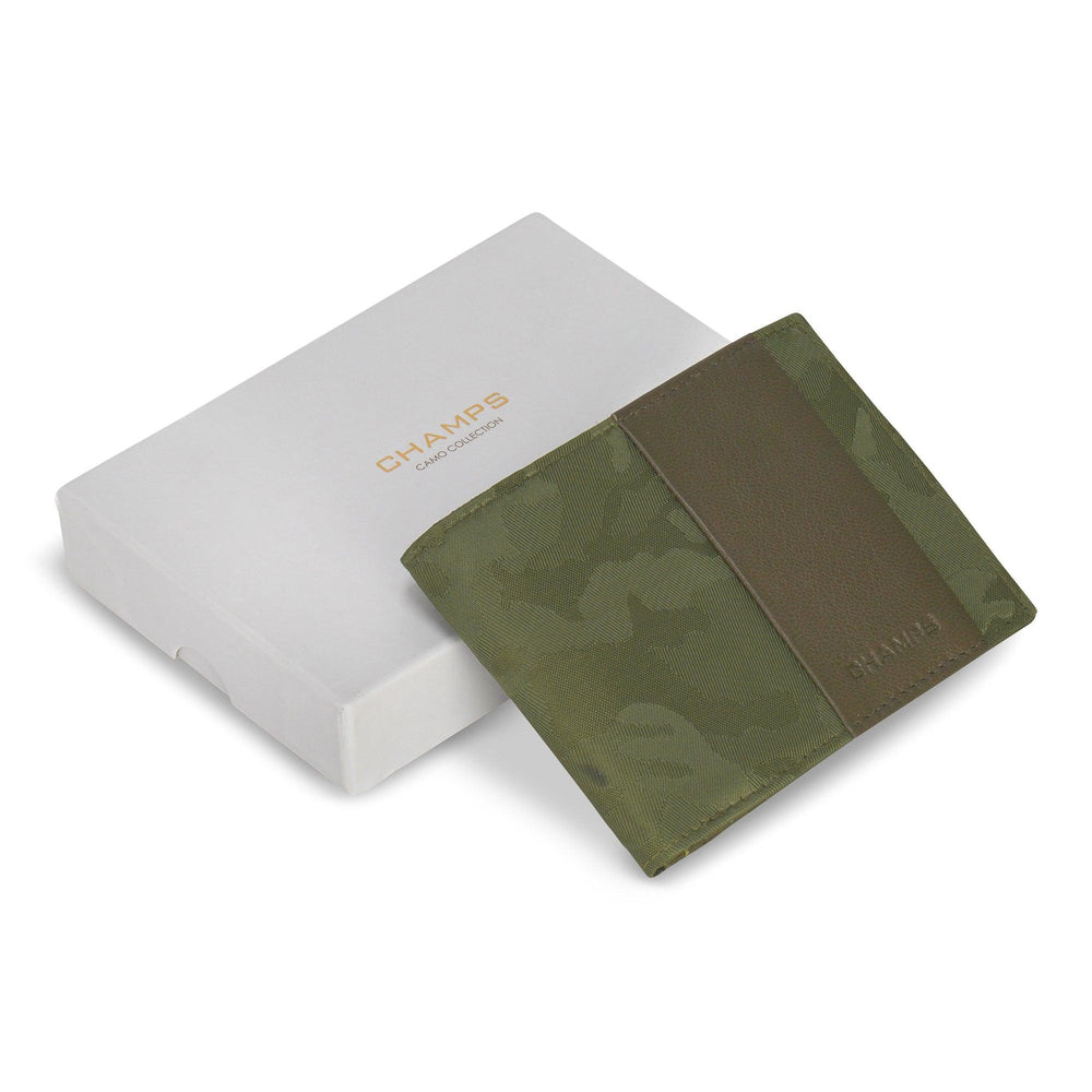 Camo / Leather Bi-Fold Wallet EX-STOCK Canada 