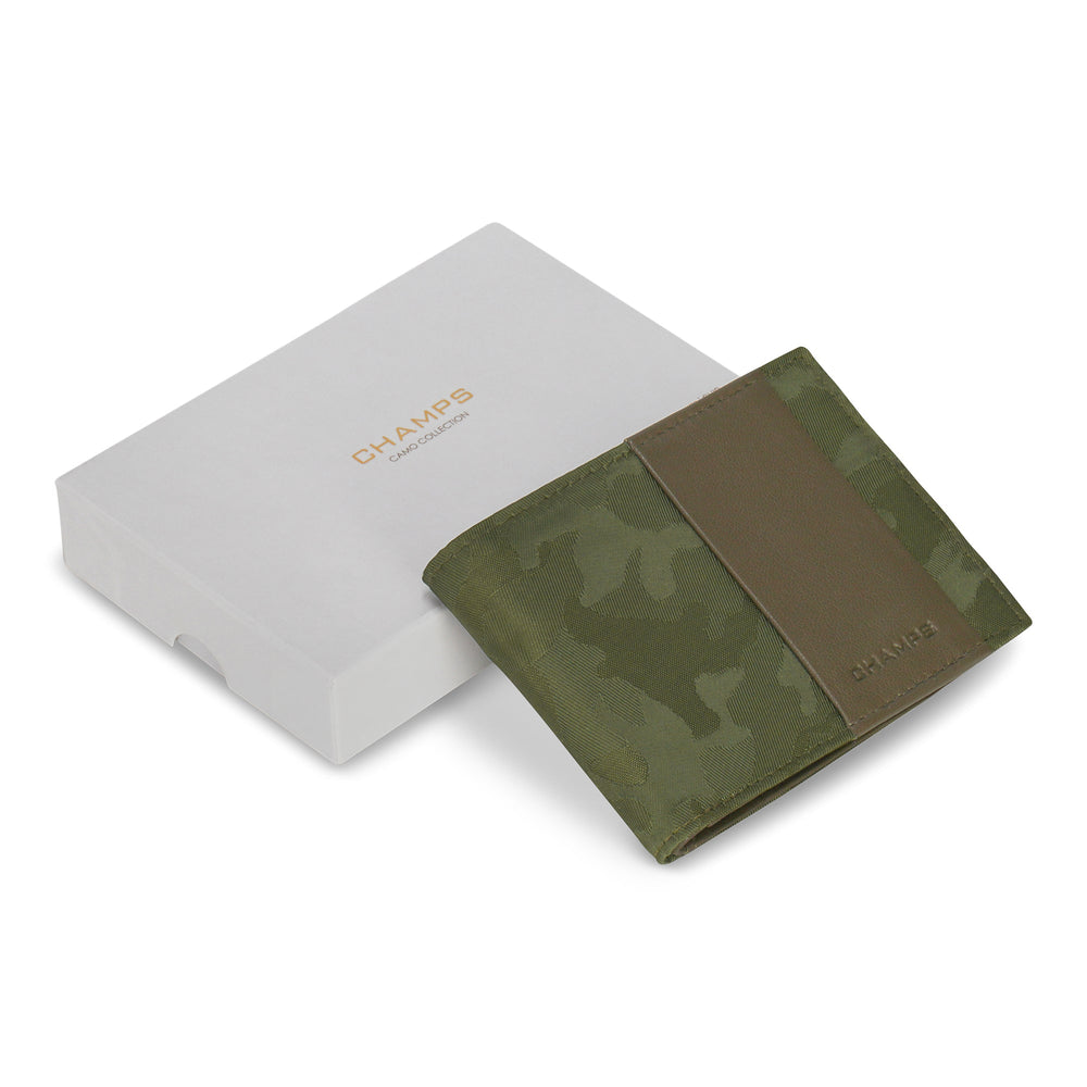 Camo / Leather Top Wing Wallet EX-STOCK Canada 