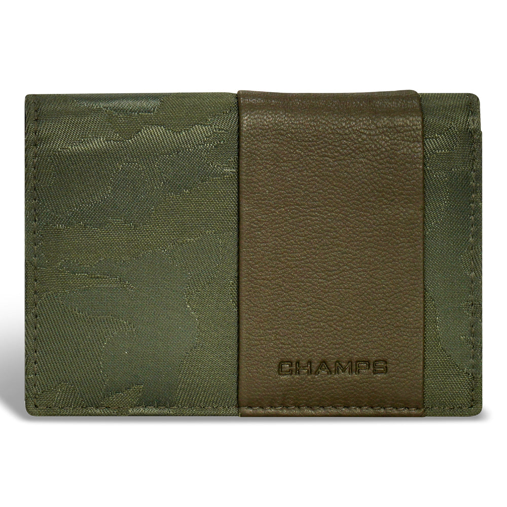 Camo / Leather Cardholder EX-STOCK Canada 