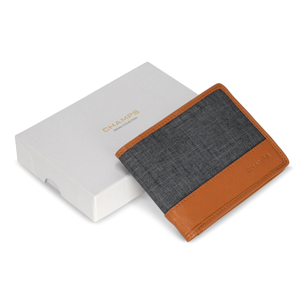 Denim / Leather Bi-Fold Wallet EX-STOCK Canada 