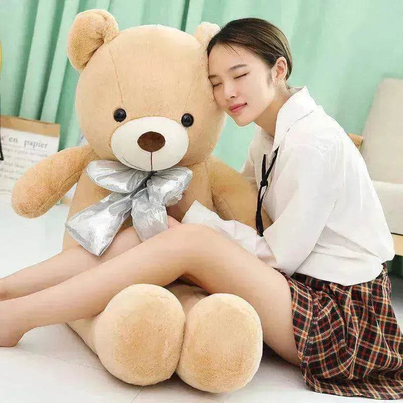 Macaron Teddy Bear Plush: Soft 80-100cm Cotton Toy - EX-STOCK Canada