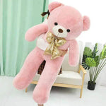 Macaron Teddy Bear Plush: Soft 80-100cm Cotton Toy - EX-STOCK Canada