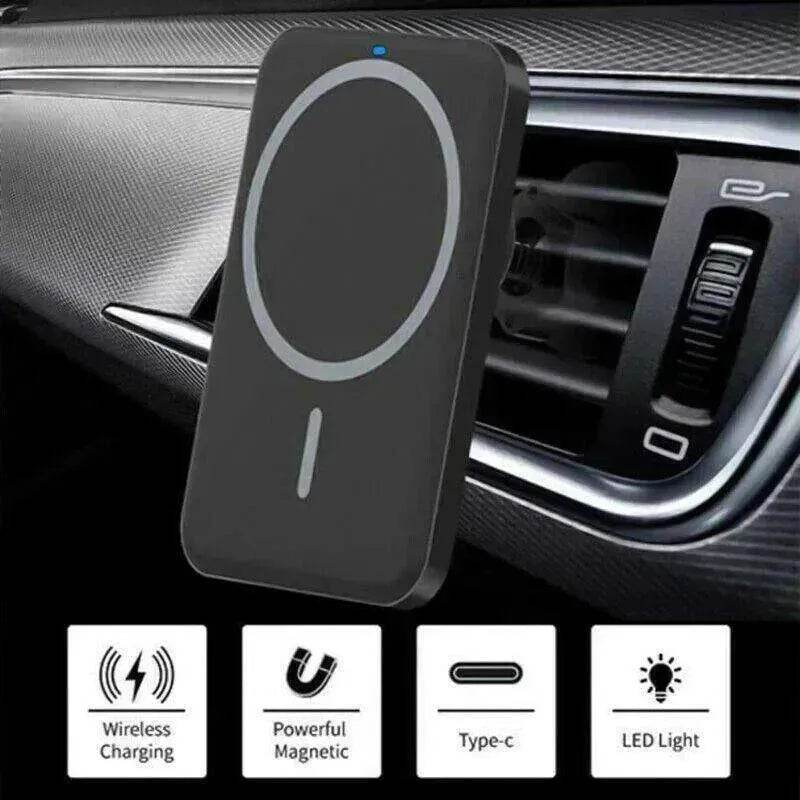 Magnetic Wireless Car Vent Phone Holder + Fast Charger - EX-STOCK Canada