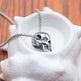 Male titanium steel skull necklace - EX-STOCK Canada
