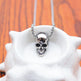 Male titanium steel skull necklace - EX-STOCK Canada