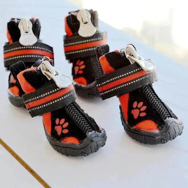 Medium And Large Dogs Printed Suede Cotton Shoes - EX-STOCK Canada